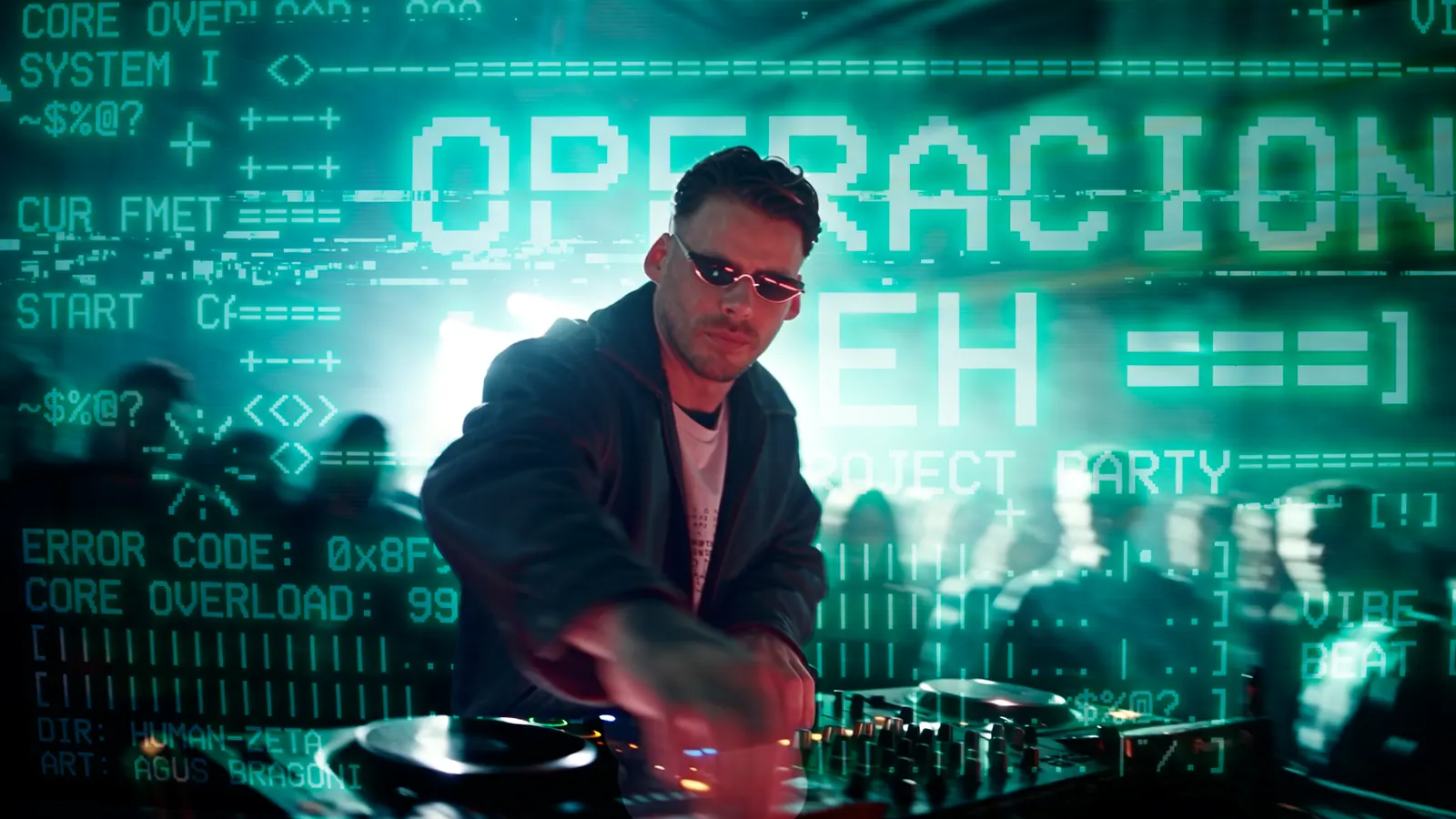 Portada de Operación EH, videoclip con IA en colaboración con Agustín Bragoni